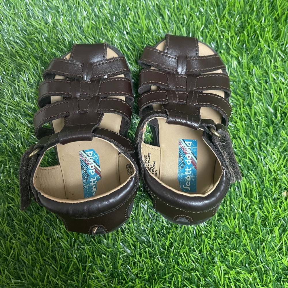 Dark Brown Kids Sandals